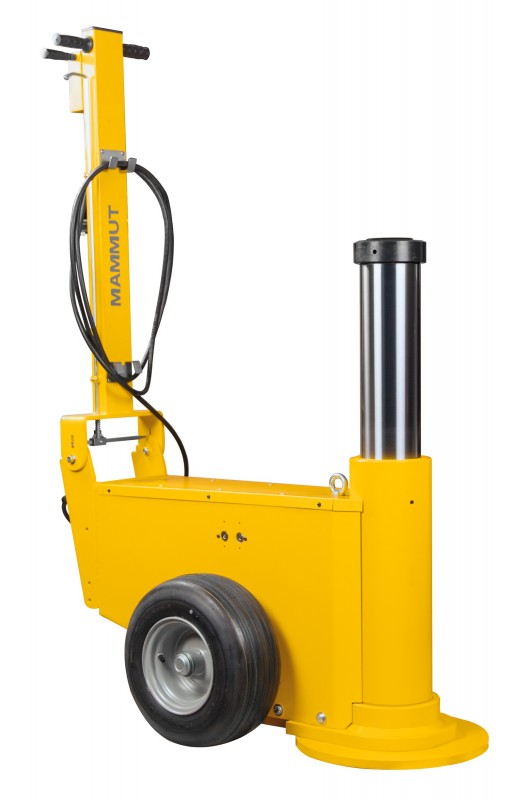 Подкатной пневмогидравлический домкрат Мамонт 100-72; г/п 100т.; 725-1470 мм