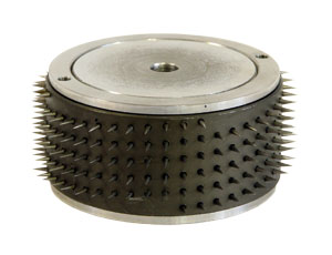 439 Игольчатый шерохователь цилиндрический D 75х35 мм, хвостовик 6 мм