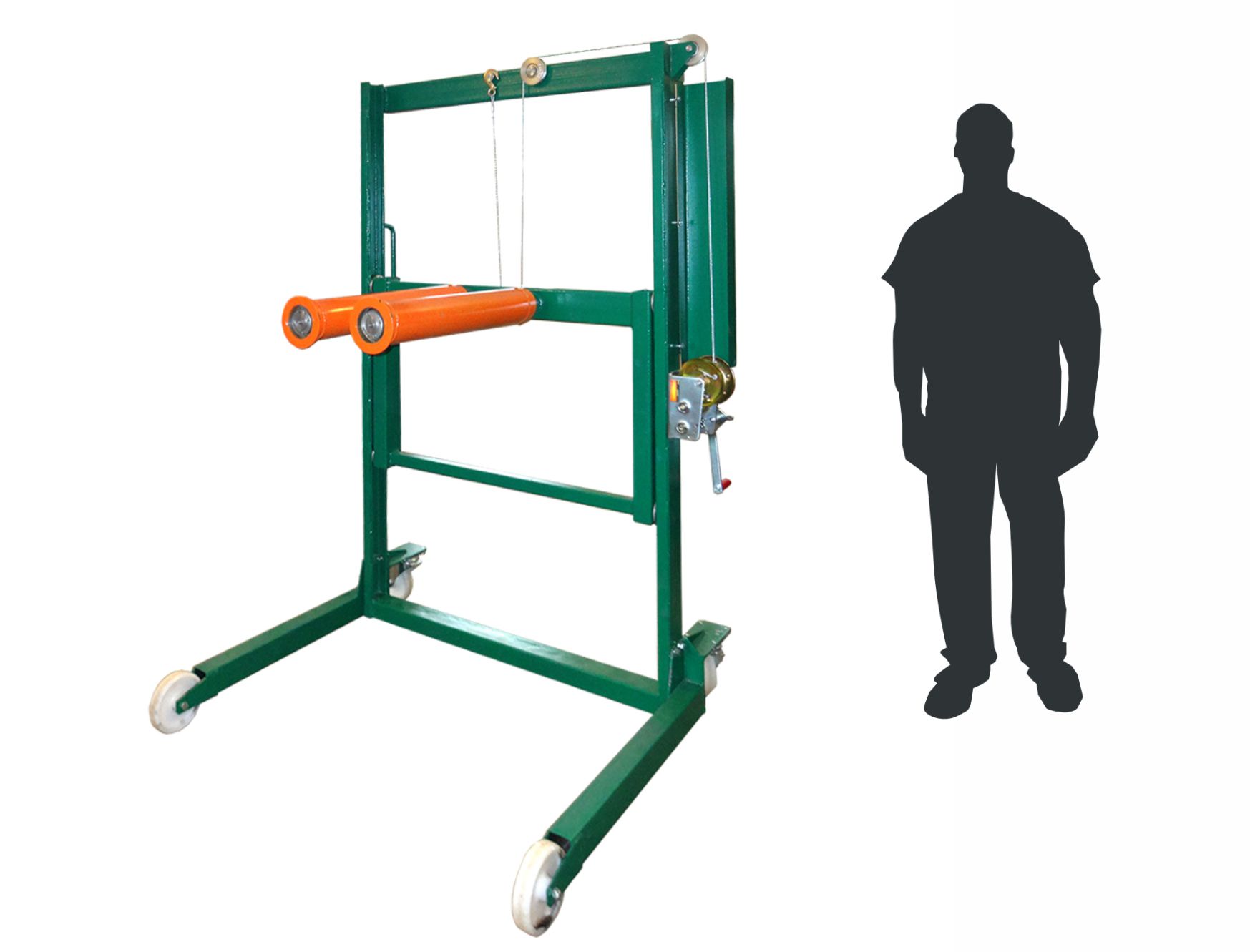 Стойка-шинодержатель г/п 800 кг; 25"-35". Ручной привод