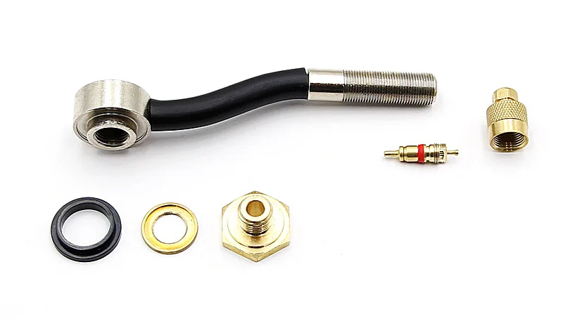 TRJ690 Вертлюжный угловой вентиль с большим отверстием для внедорожной техники (диаметр отверстия в диске 20,5 мм, длина 119 мм.)