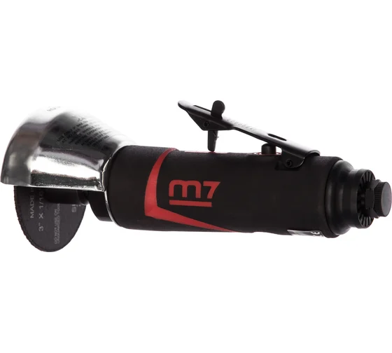 Пневматическая отрезная мини-машина; 22.000 об./мин; 141 л/мин; 6,3 бар; диаметр круга 75 мм; посадочный d 10 мм; 0,82 кг;