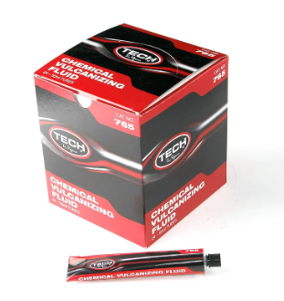 Вулканизирующая жидкость (быстросохнущий клей)  FAST DRY CHEMICAL VULCANISING FLUID, объём 50 мл., (тюбик)