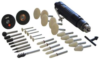 Набор № 110 оборудования и инструмента для обработки металлокорда. Класс СТАНДАРТ. Установка в ключевой зажимной патрон.