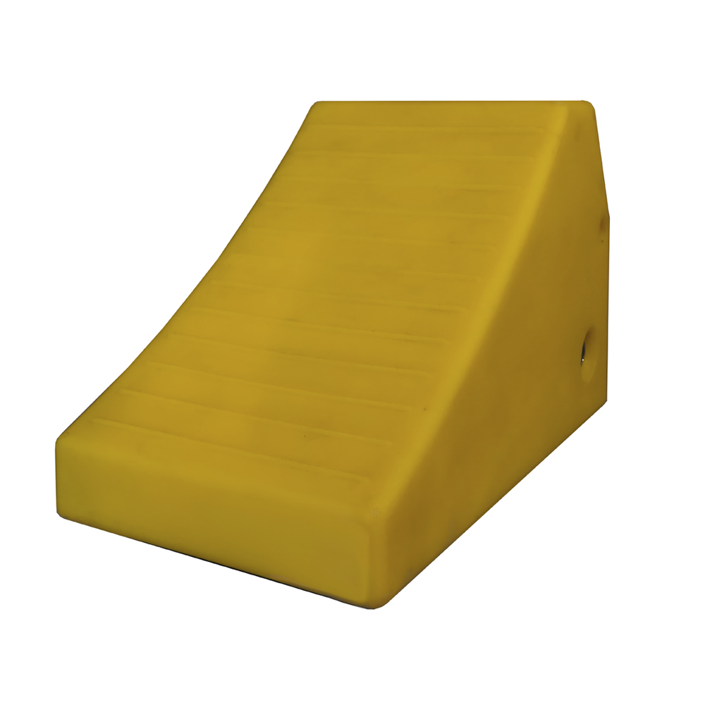 Пластиковый противооткатный упор для спецтехники полной массой до 400 тонн