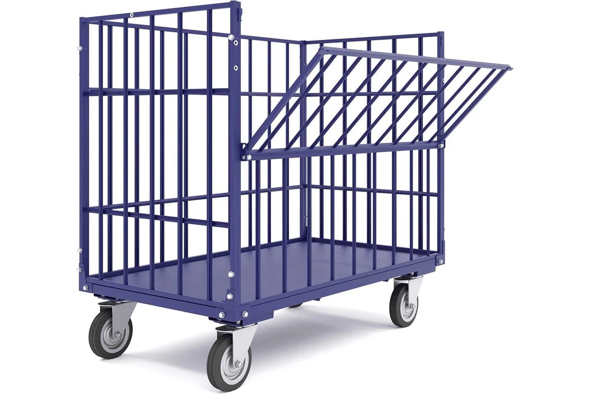 Платформенная тележка-контейнер, г/п 550 кг;  800x1200x920 мм;  38 кг