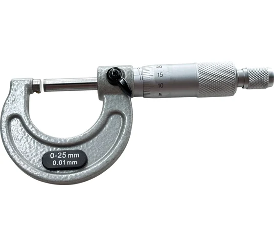 Микрометр 0-25 мм; шаг 0,01 мм