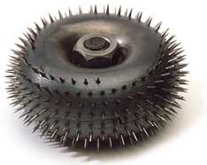 447 Игольчатый шерохователь торроидальный D 75х35 мм, хвостовик 6 мм