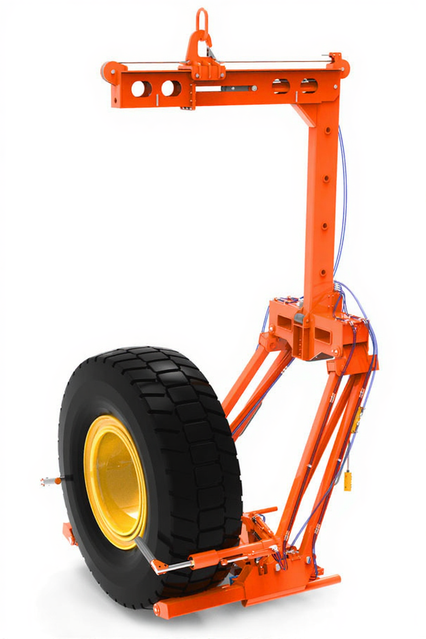 Мобильная система снятия/установки крупногабаритных колес МССУ