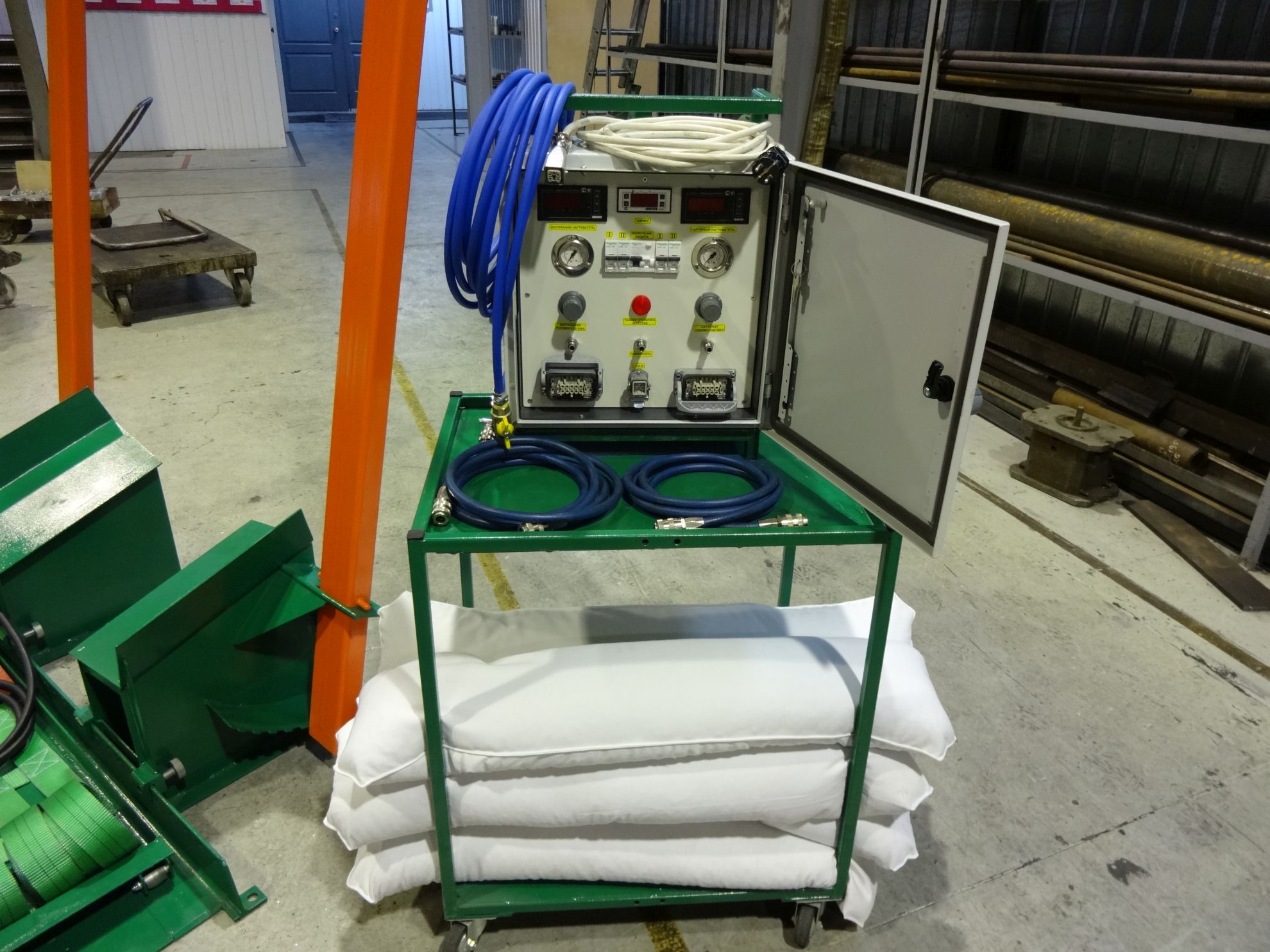 Элементы вулканизатора Модель 57 для ремонта КГШ диаметром от 33 до 57 дюймов методом горячей вулканизации