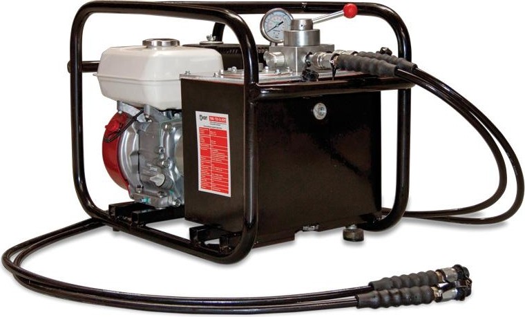 Автономная гидравлическая станция с бензоприводом; 19л.; 9,0/2,4 л/мин.; 700 бар