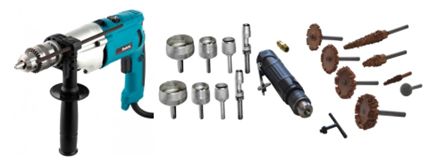 Набор № 104 оборудования и инструмента для грубой разделки КГШ и формирования воронки. Класс СТАНДАРТ. Установка в ключевой зажимной патрон.