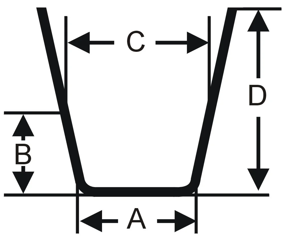 S145/W-5 Лезвия для нарезки протектора трапециевидные 11 мм  (20 шт./ уп.)