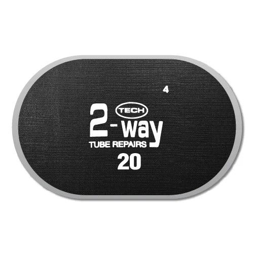 Заплатка овальная (TECH 2-WAY) для ремонта автомобильных камер, размер 160 x 100 мм (уп. 1 шт.)