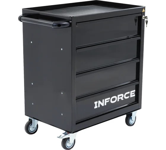 Тележка инструментальная закрытая, 4 ящика 745х465х825мм