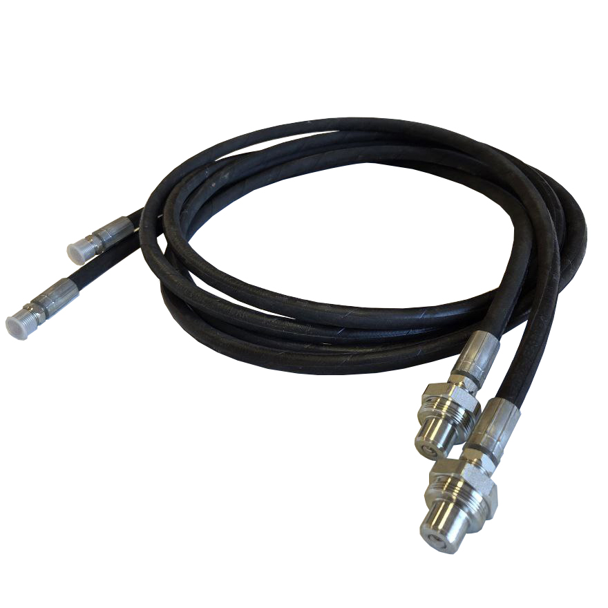 Комплект РВД с фитингами и БРС; 700 бар; 3/8" / 3/8", 2 м.