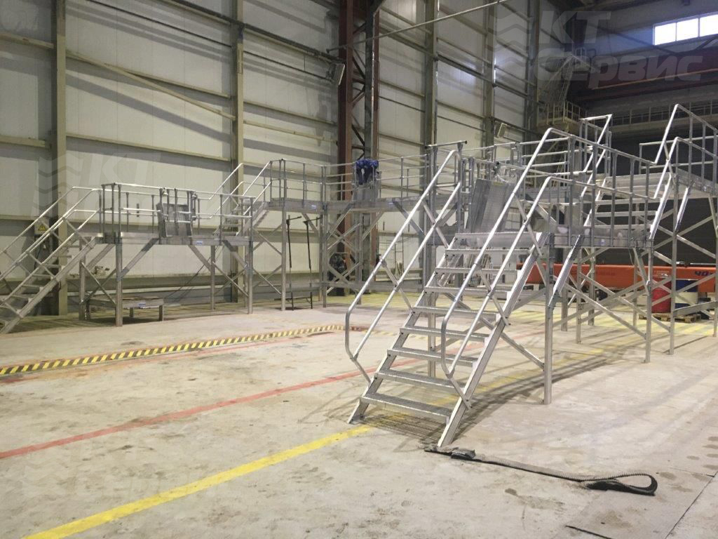 Платформа доступа для обслуживания карьерного самосвала БелАЗ 75131