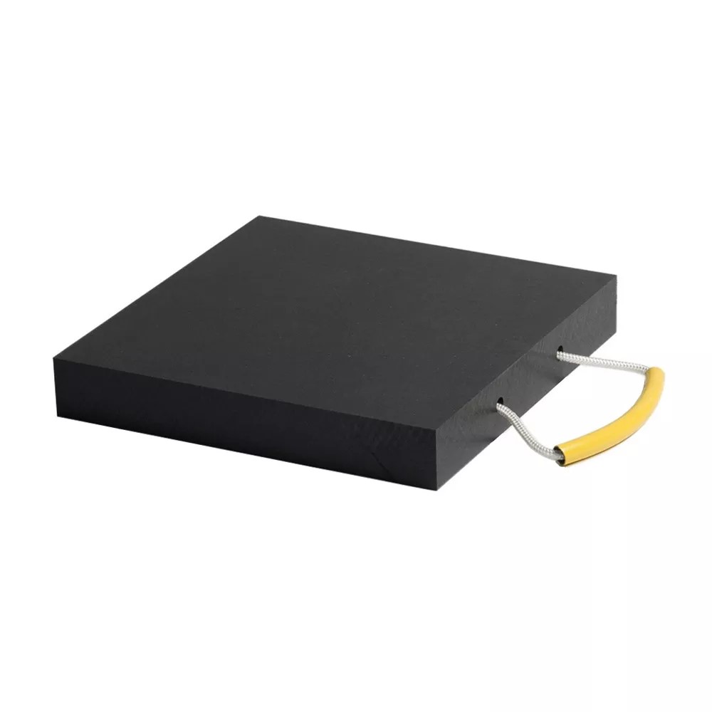 CAP-S12 Опора под аутригер, прямоугольная; г/п 12т.; 400 x 400 x 40 мм; 6.3 кг