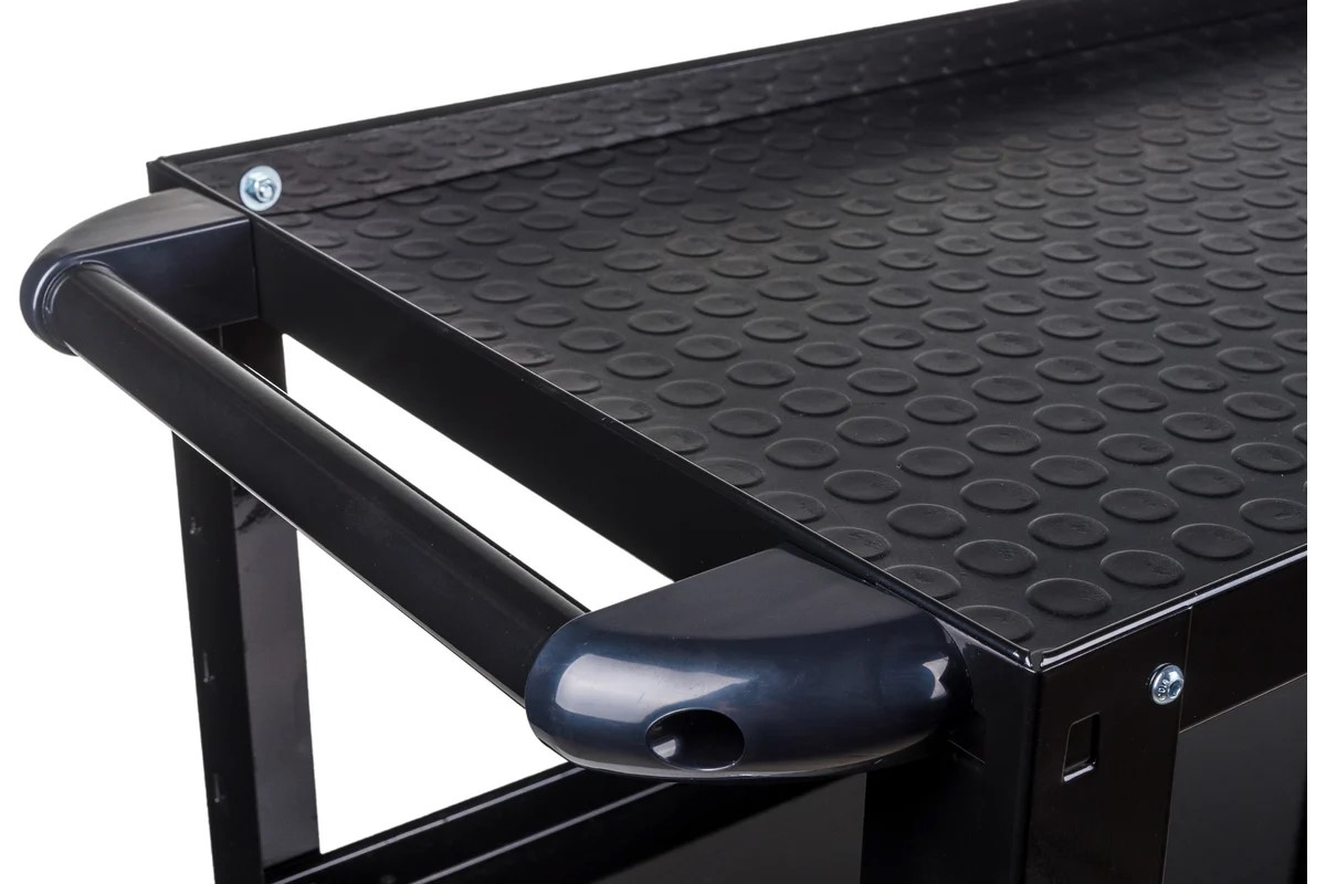 Тележка инструментальная открытая, 3 полки, 860х470х840мм