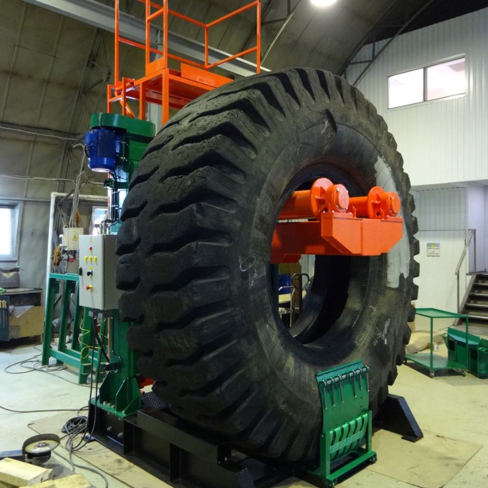 Участок ремонта СКГШ 49"-63". Комплектация БАЗОВАЯ. Производительность 8-10 шин/мес. Горячая вулканизация