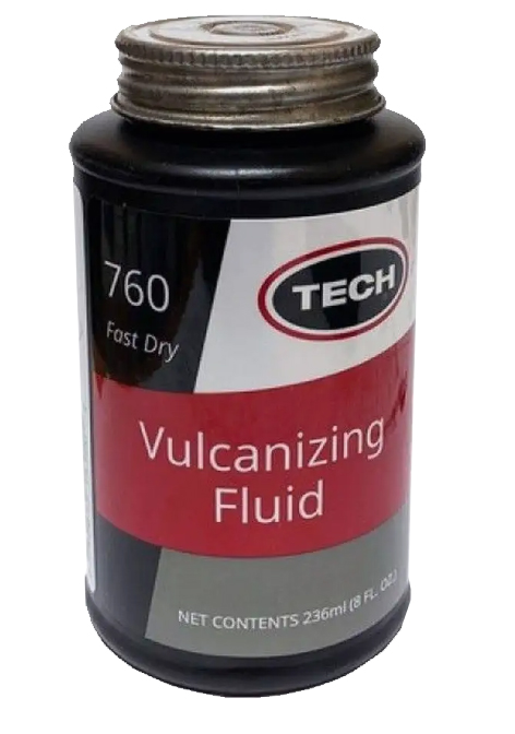 Вулканизирующая жидкость (быстросохнущий клей)  FAST DRY CHEMICAL VULCANISING FLUID, объём 236 мл., с кисточкой