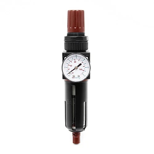 Фильтр с влагоотделителем и регулятором давления, разъём с резьбой 1/4", ударопрочный корпус