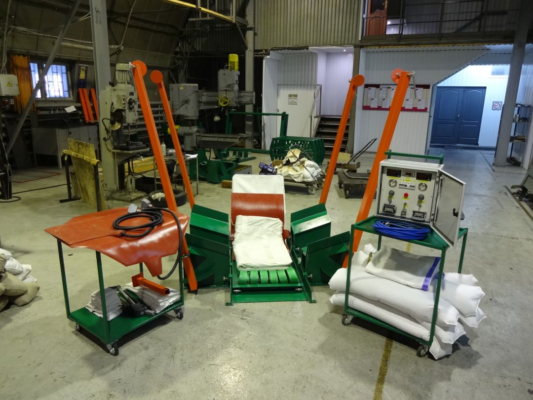 Участок ремонта КГШ 33"-57". Комплектация БАЗОВАЯ. Производительность 10-12 шин/мес. Горячая вулканизация