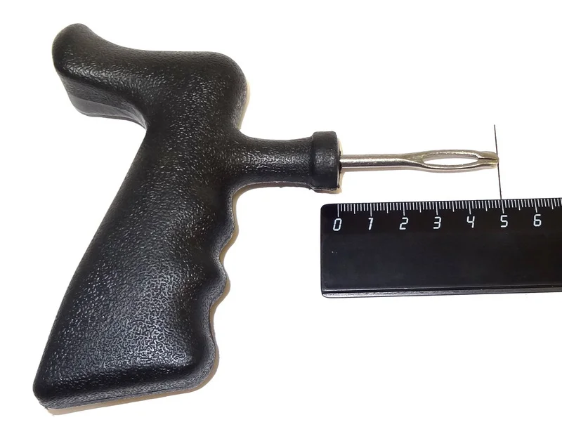 Ручка пистолетная с жалом (вылет жала 50 мм) для установки жгутов №220 и №222 в легковые бескамерные шины, BAOLONG