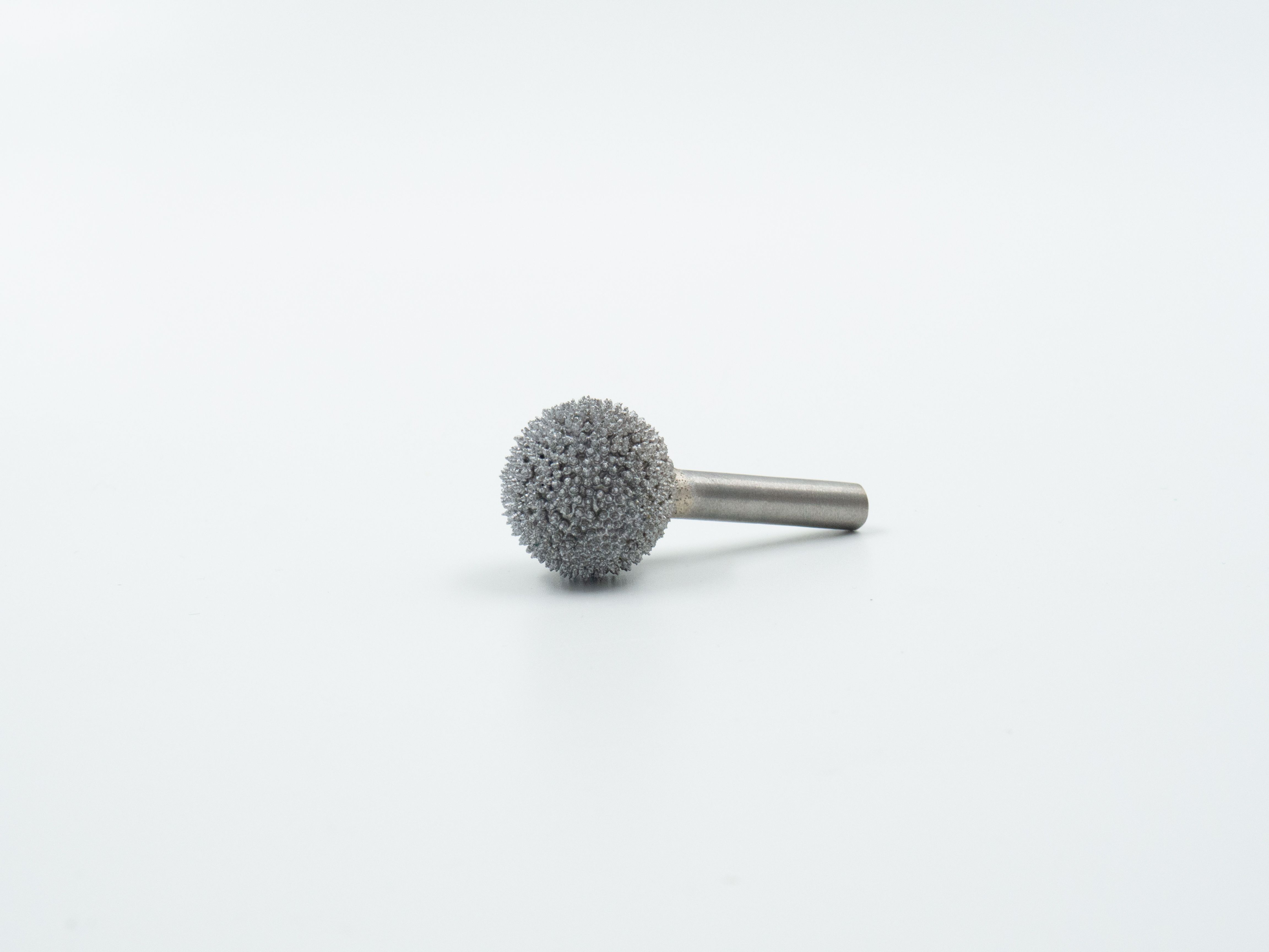 RH603 Абразивный шарик с валом, D 25 мм,  хвостовик 6 мм, крупнозернистый SSG 330