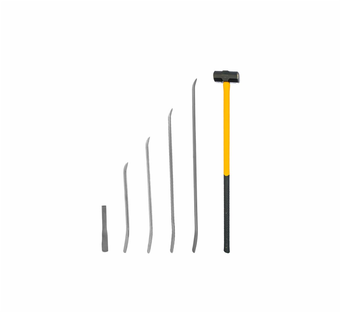 Монтажный комплект №2 (5 лопаток СТАНДАРТ, кувалда 3,0 кг,  910 мм)