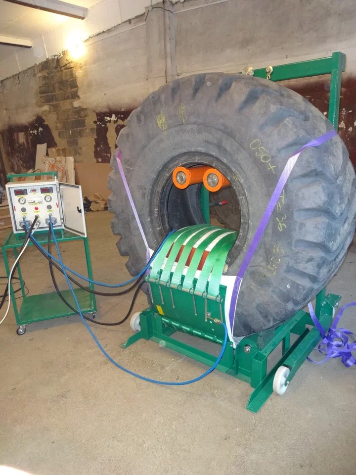 Участок ремонта КГШ 25"-33". Комплектация БАЗОВАЯ. Производительность 20-25 шин/мес. Горячая вулканизация