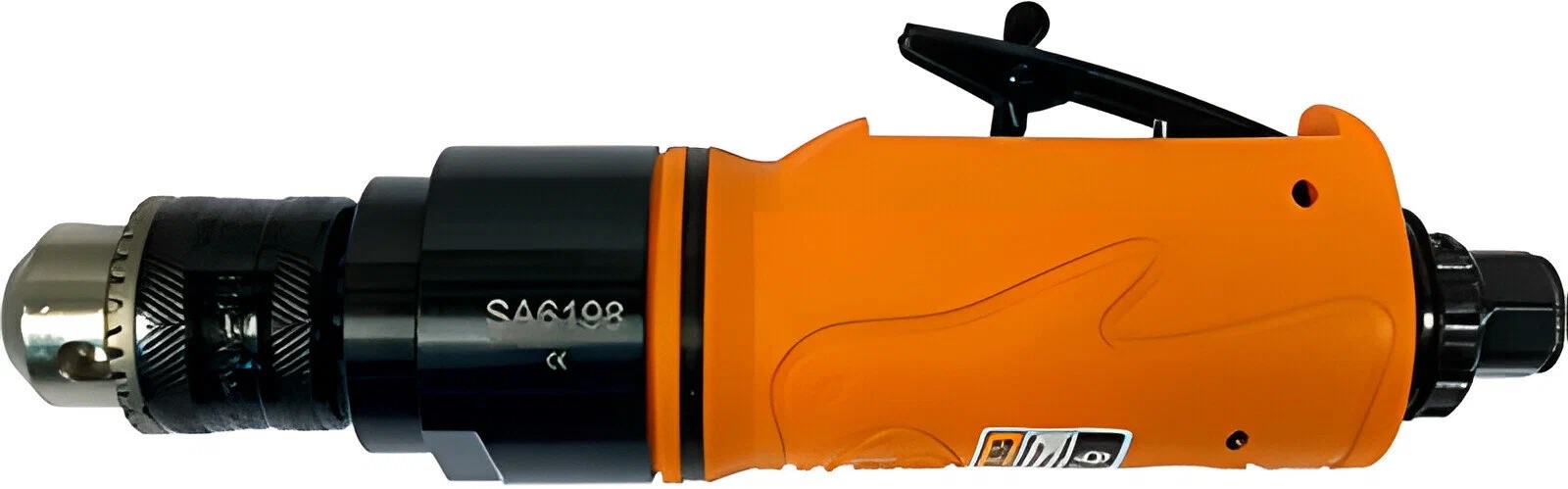 Низкооборотная пневмодрель СТАНДАРТ с ключевым патроном; 2500 об./мин; 300 л/мин; 6,3 бар; 0,91 кг