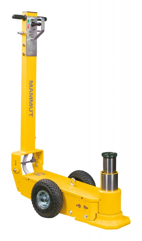 Подкатной пневмогидравлический домкрат Мамонт 60-22; г/п 60/30т.; 220-747 мм