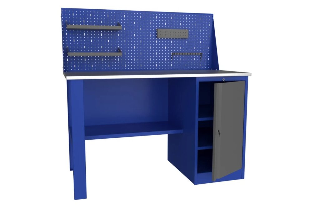 Верстак шиноремонтника с экраном, 855х1200х700 мм, г/п 300 кг