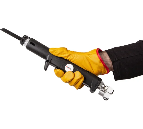 Пневмопила сабельная ПРОФИ; 5000 ход/мин; ход пилы 25 мм; 80 л/мин; 6,3 бар; 0,8 кг