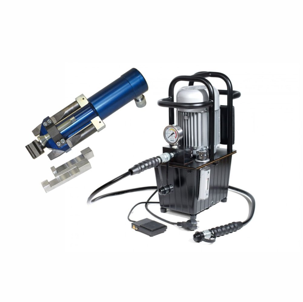 Стандартный электрогидравлический цеховой комплект для демонтажа  5-ти составных дисков 25"-51"