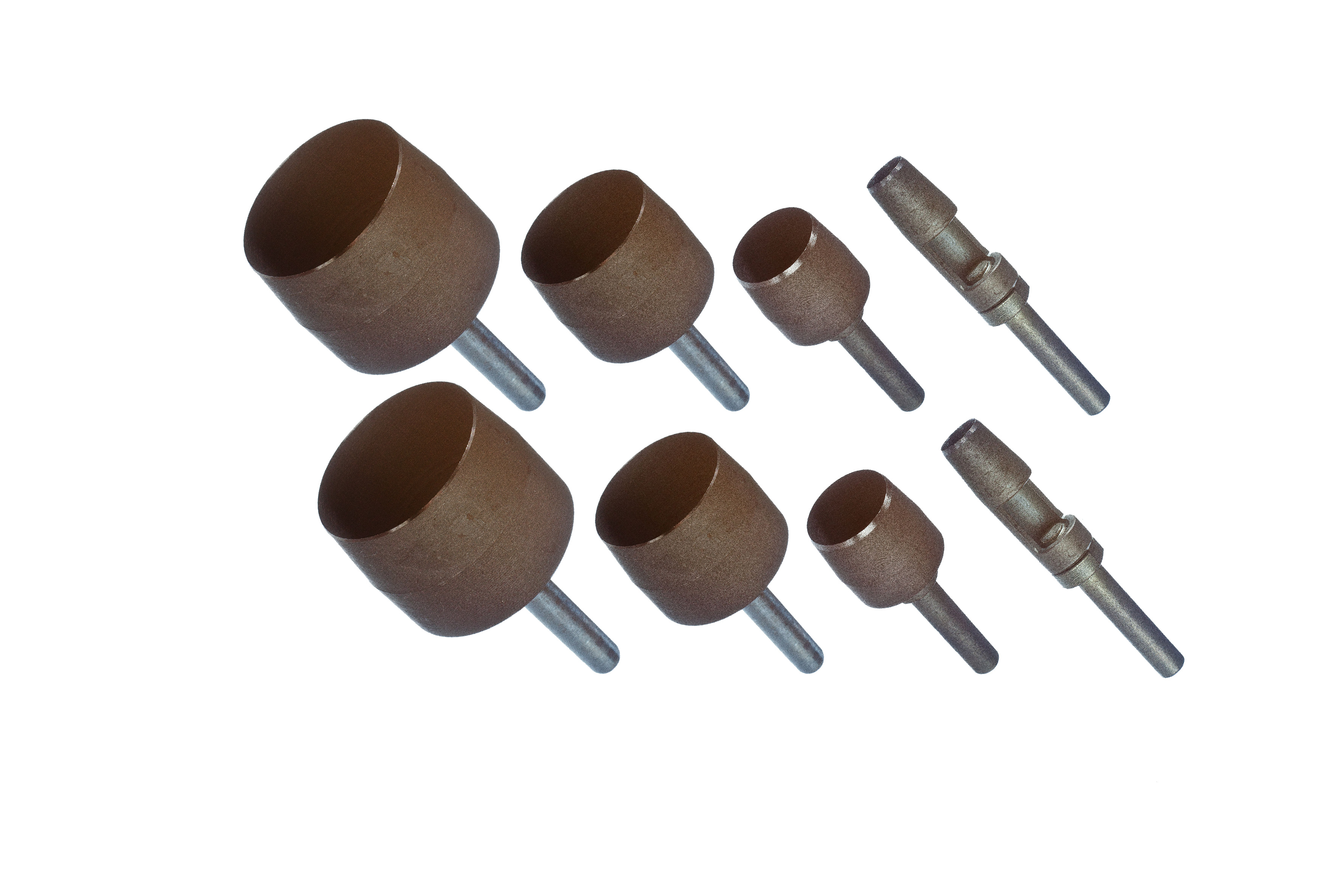 Комплект колпачковых резцов класса СТАНДАРТ (2х4 шт). Стандартные хвостовики