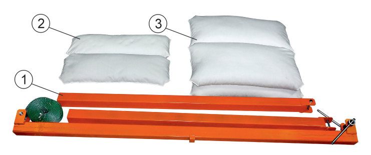 Комплект оснастки 27.00 к вулканизатору "Модель 35" для ремонта шин до 49"