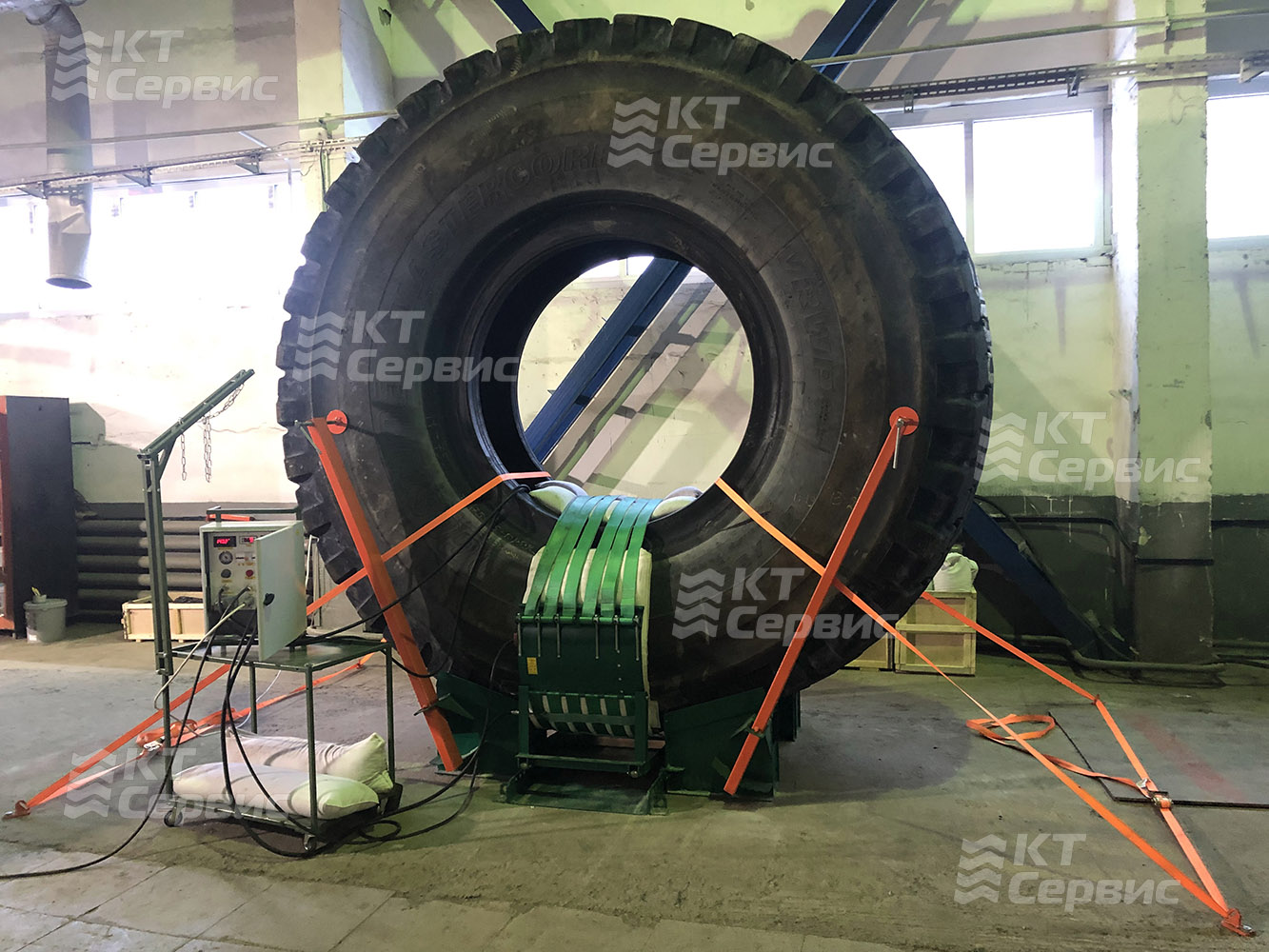 Вулканизатор Модель 63 для ремонта крупногабаритных шин 49-63 дюйма методом горячей вулканизации