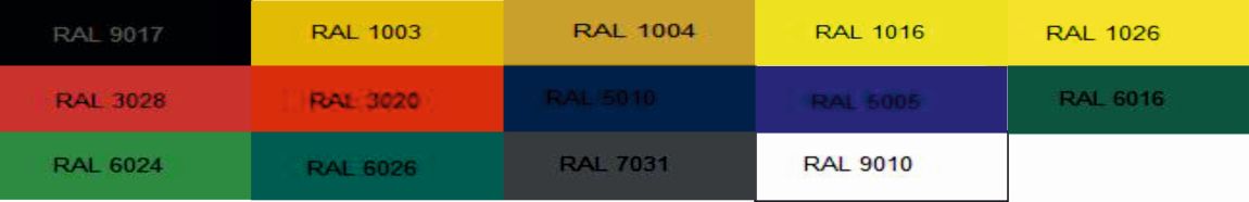 Цвета многоцелевых опорных блоков