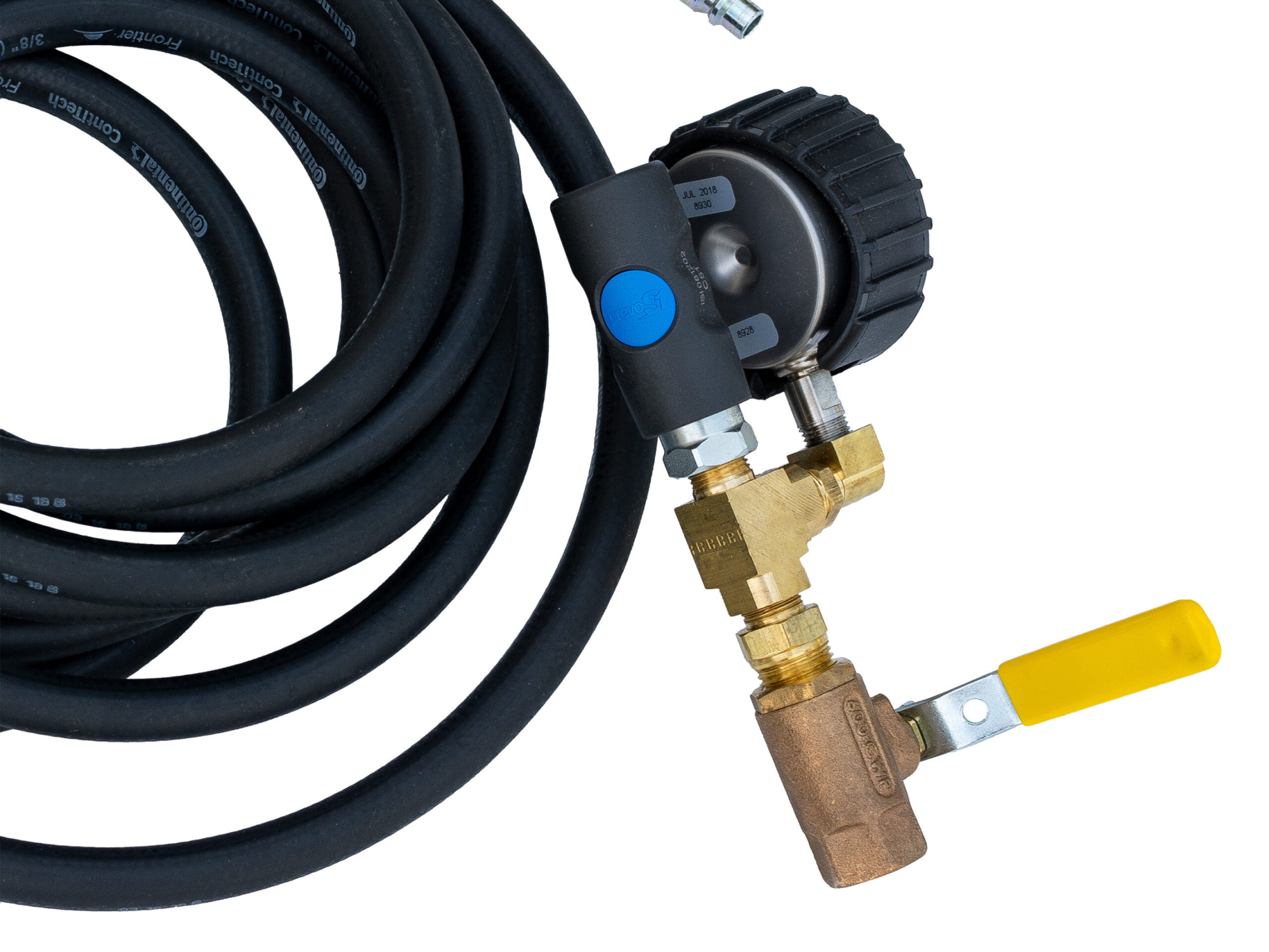 Набор для накачивания/скачивания КГШ (пистолет подкачки с манометром, шланг 6,0м; дефлатор; вентильная отвертка; сумка)