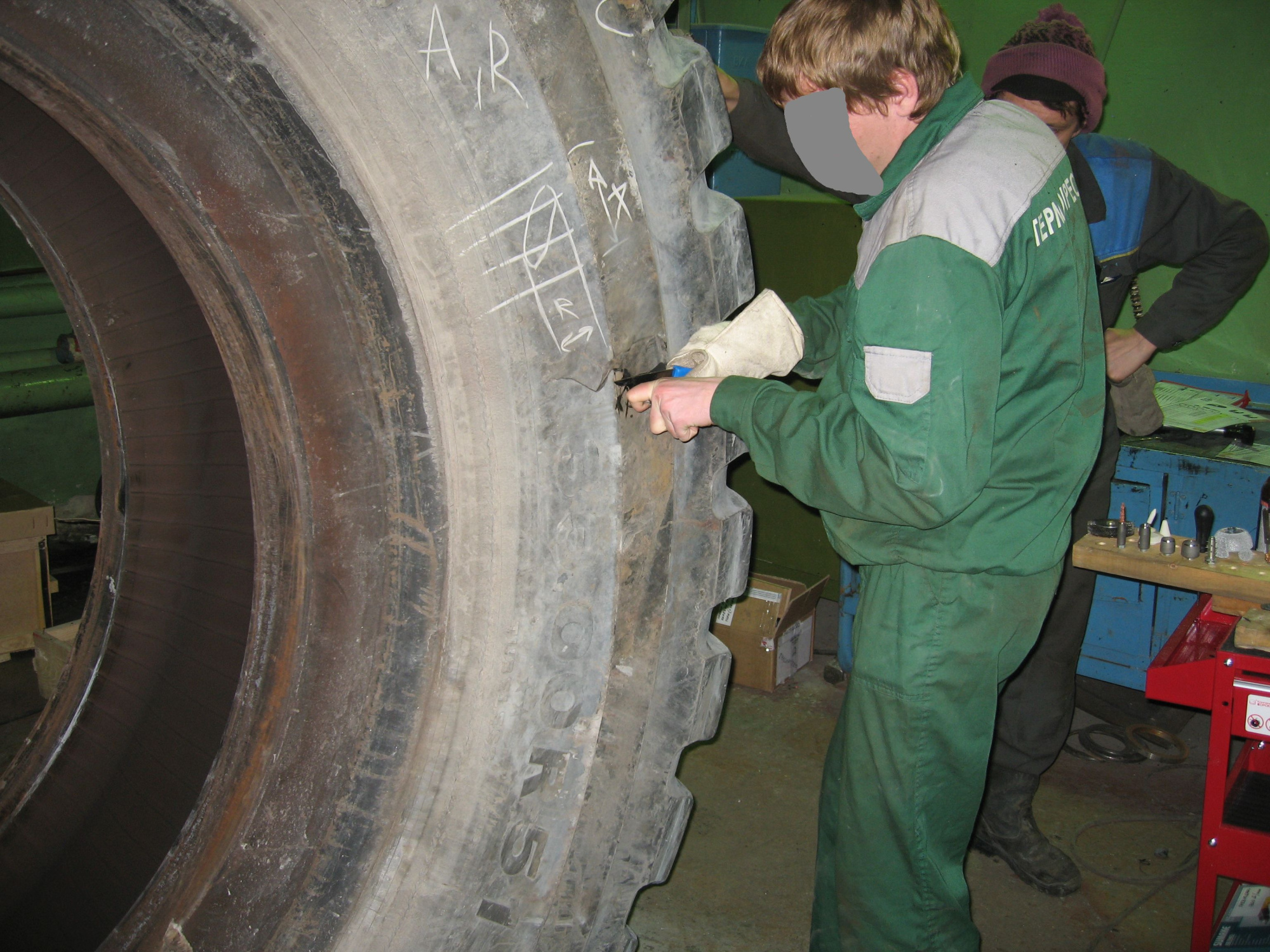 Нож для резины 6" (153 мм)