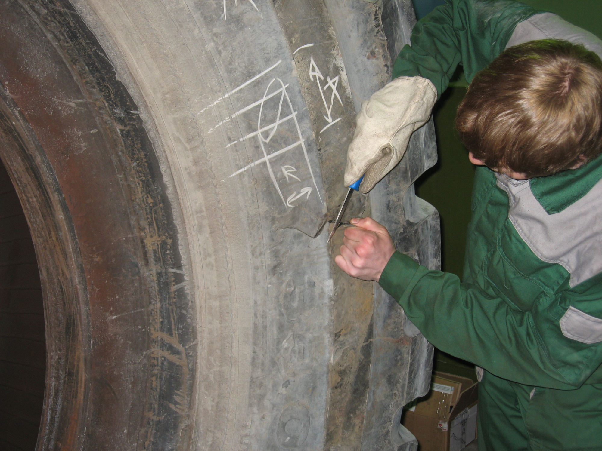 Нож для резины 6" (153 мм)