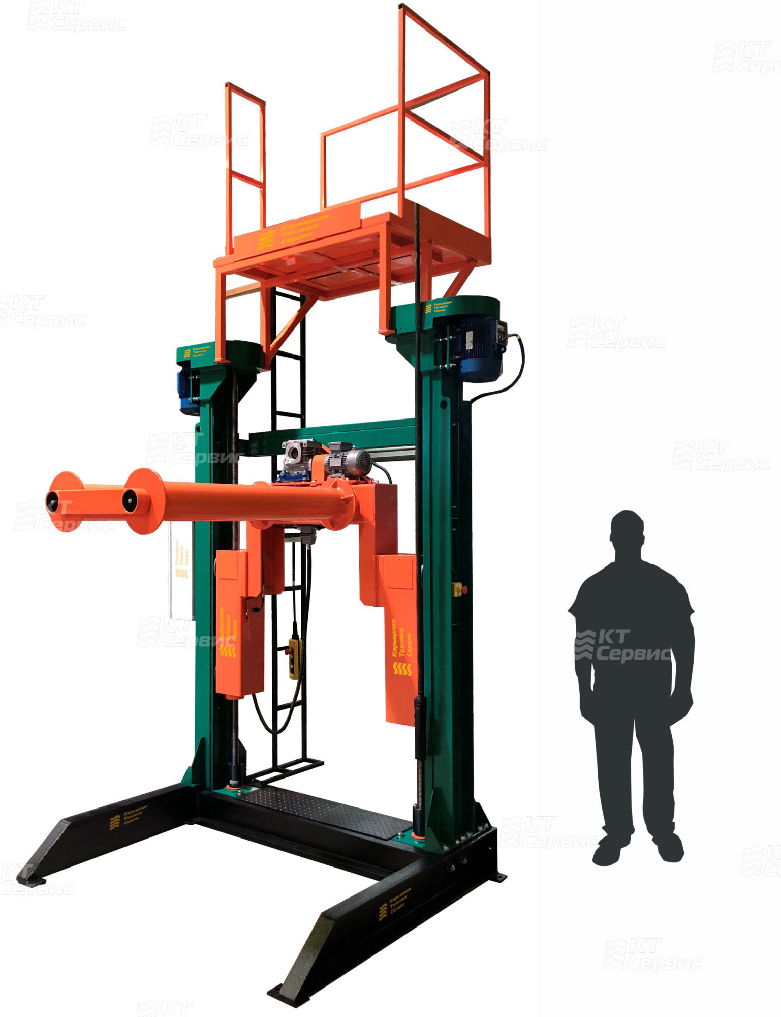 Стойка-шинодержатель г/п 4500 кг; 33"-57". Полный электропривод