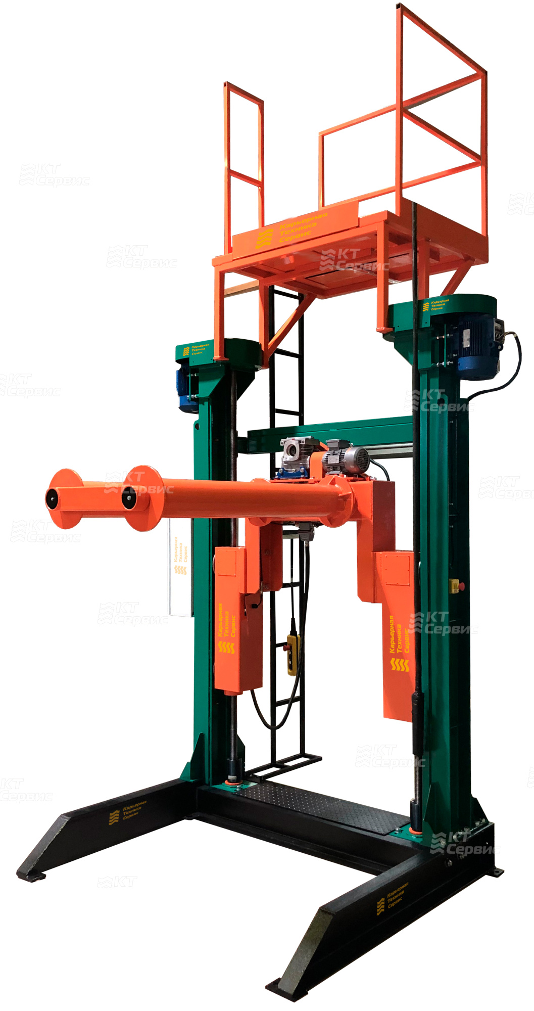 Купить стойку-подъемник шиноремонтную г/п 4500 кг для ремонта КГШ 33”-57”