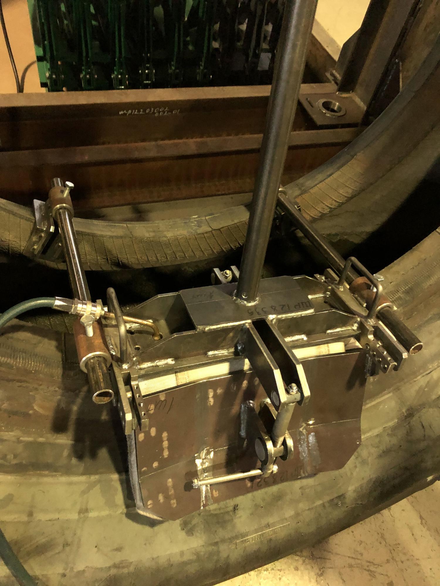 Вулканизатор "РБК 25-57" для ремонта бортовых посадочных колец КГШ 25"-57"