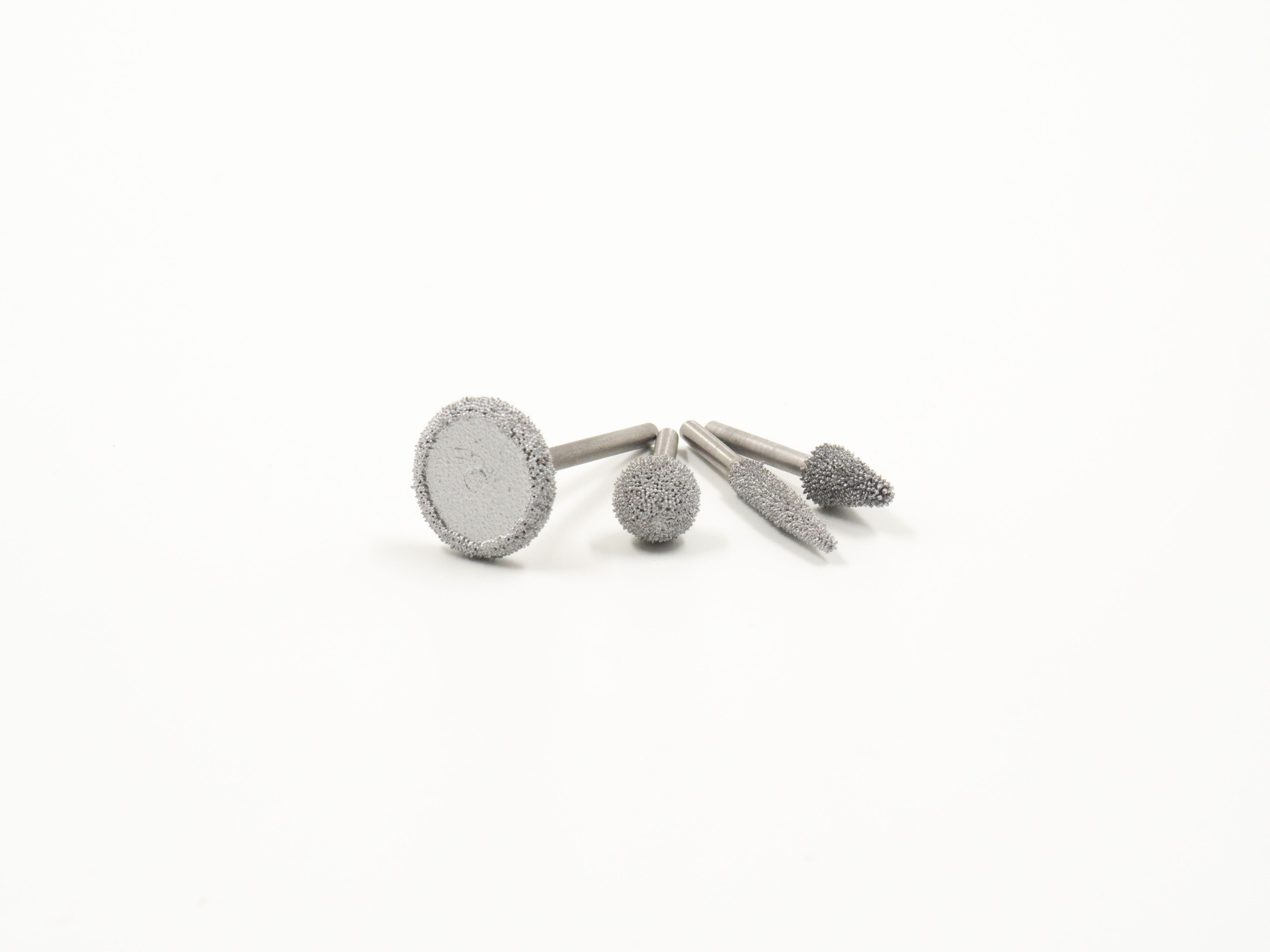 RH635 Набор абразивов для тонкой обработки (карандаш, конус, кольцо, шарик) мелкозернистые SSG 170. Стандартные хвостовики 3 мм